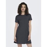 Only Navy blue women's striped basic dress May cene