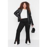 Trendyol Curve Black Slit High Waist Flare Jeans Cijene