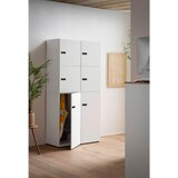 MID.YOU Garderobna Omara Locked, Bela | Shoptok.si