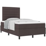 vidaXL spring krevet Tamno smeđa 120 x 190 cm tkanina | shoptok.hr