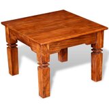 Maison Chic Klubska mizica - kavna mizica - Nizka mizica iz trdnega lesa 60x60x45 cm, (21754383) Cene
