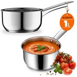 KADAX Steel Pot kozica 1L indukcijska plinska kozica iz nerjavečega jekla z ročajem 14 cm, (5000355909) Cene