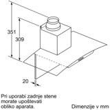 Bosch DWA66DM50 kuhinjska napa | shoptok.hr