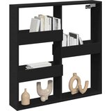 vidaXL Zidni ormarić crni 80 x 15 x 80 cm od konstruiranog drva | shoptok.hr