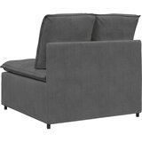  Modularna sofa s jastucima tamno siva 100 cm | shoptok.hr