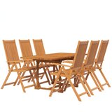  7-dijelni vrtni blagovaonski set od masivnog bagremovog drva 120-170 cm | Eponuda.ba