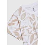 Moodo Women's T-shirt with pattern - beige | ePonuda.com