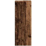 vidaXL Knjižna omara starinski les 30x30x80 cm inženirski les | Shoptok.si
