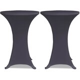  Rastezljivi stolnjak 4 kom 80 cm antracit | shoptok.hr