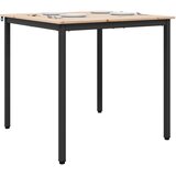  Stol za objedovanje Prirodna 80 x 80 x 75 cm Čvrsto borovo drvo | shoptok.hr