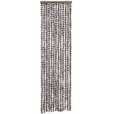  Zastor protiv insekata smeđe-bijeli 56 x 185 cm šenil | shoptok.hr