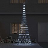 vidaXL LED božično drevesce Hladno bela 138.5 x 138.5 x 399 cm Kovina | Shoptok.si