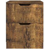 vidaXL noćni ormarići 2 kom boja dimljenog hrasta 40x40x50 cm iverica | shoptok.hr