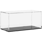 vidaXL Razstavna škatla prozorna 30x15x14 cm akril | Shoptok.si