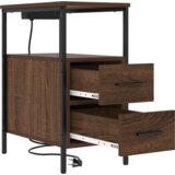 vidaXL Noćni ormar Smeđi hrast 30 x 48 x 61 cm Konstruirano drvo | shoptok.hr