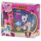 Ozzo Fun horse, set figura, dva ponija, set sa šnalicama | ePonuda.com