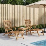 PREKLOPNA palubna stolica 2 pcs Prirodna Čvrsto teak drvo Cijene