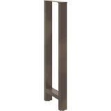  Noge za barski stol Prirodni čelik 2 kom 50 x (110-111) cm Čelik | Eponuda.ba