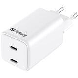 Sandberg AC Charger Dual USB-C PD65W EU | Shoptok.si