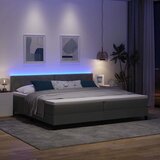  Krevet s opruga kutije Tamno siva 200 x 200 cm tkanina | shoptok.hr