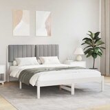  Krevetni okvir s tapiciranim uzglavljem Svijetlo siva Svjetlosiva 195.5 x 145.5 x 84.5 cm Cijene