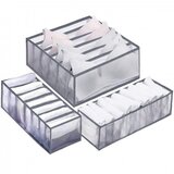 springos Organizator za predal za spodnje perilo s sivimi predelki., (21635753) | Shoptok.si