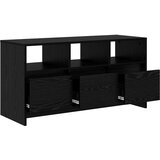  TV komoda 102 x 37,5 x 52,5 cm Crni hrast Konstruirano drvo | shoptok.hr