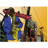  Tapeta - Saxophonist in New York 200x154 | shoptok.hr