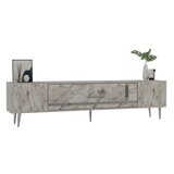 Hanah home tv polica Dekop1 ephesus marble silver | ePonuda.com
