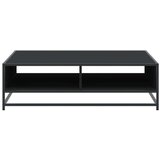  za kavu crni 100x100x30 cm Konstruirano drvo i metal | shoptok.hr