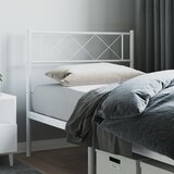  The Living Store Kovinsko vzglavje belo 100 cm - Vzglavje, (21500394) Cene