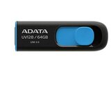 Adata UV128 USB KLJUČ 64GB ČRNO-MODER (616382) | Shoptok.si