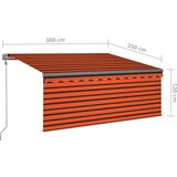  Automatska tenda na uvlačenje s roletom 3x2 5m narančasto-smeđa | shoptok.hr