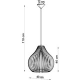  Obesna svetilka APRILLA les, (21347612) | Shoptok.si