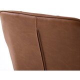 Unique Furniture Smeđe blagovaonske stolice u setu s naslonima za ruke 2 kom od umjetne kože Nolan Square – | shoptok.hr