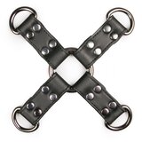 Easytoys Fetish Collection Black Leather Hogtie Cene