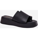 EVENTO Ladies Platform Slippers With Decorative Detail Black Linosea | Shoptok.si