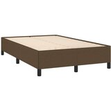  box spring s madracem tamnosmeđi 120 x 190 cm od tkanine | shoptok.hr
