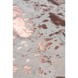 Novel RAVNO TKANA PREPROGA Spark 210 Elfenbein / Chrom 80/150 cm krem barve, rožnato zlata | Shoptok.si