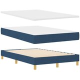  LED Box Spring Krevet s uzglavljem Plava 120 x 190 cm tkanina | shoptok.hr