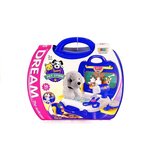 Plišana igračka "Pas u beauty salonu" - bijelo/plavi | shoptok.hr