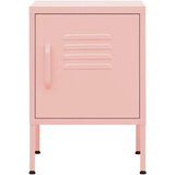  Noćni ormarići 2 kom ružičasti 35 x 35 x 51 cm čelični | shoptok.hr