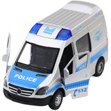  Metalni policijski kombi za igru 1:32 - sivi | shoptok.hr