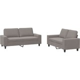  2-dijelni set sofa smeđesivi od tkanine | Eponuda.com