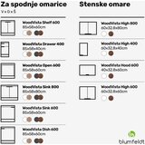 Blumfeldt WoodVista skladišni ormarić | Stabilna MDF radna ploča | Održivi materijali | Jednostavna montaža | shoptok.hr