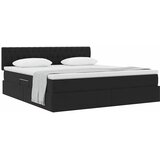  s od storage s uzglavljem Crna 160 x 200 cm Baršun | shoptok.hr