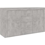 Maison Chic Komoda - Predalnik betonsko siva 120x36x69 cm iverna plošča, (21722481) | Shoptok.si