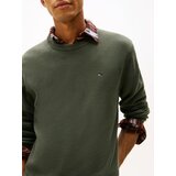 Tommy Jeans Pulover 'ESS' kaki | Shoptok.si