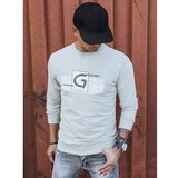 DStreet Beige BX5371 men's sweatshirt with print | shoptok.hr