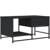  Stolić za kavu crni 85,5x51x45 cm od konstruiranog drva | shoptok.hr